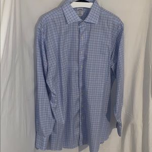 Brooks Brothers Blue/Purple Plaid Button Down SZ18